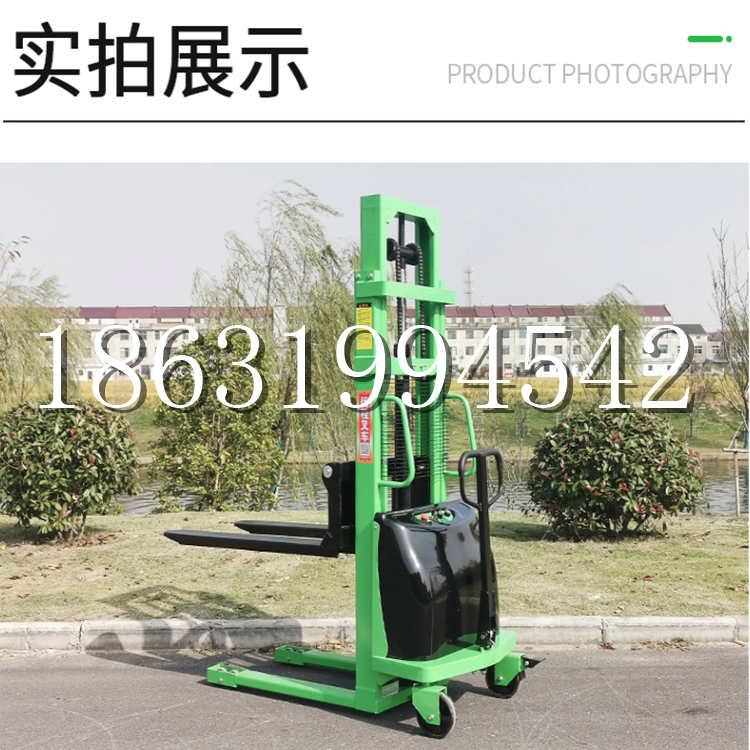 沙依巴克区电动叉车堆高车液压铲车电瓶1吨2吨站驾步行式小型全自动叉车